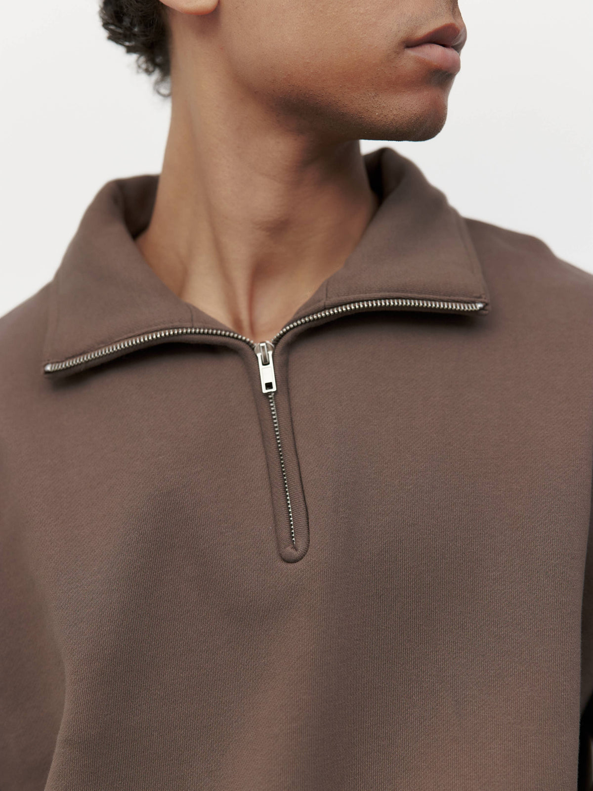 The Vince Sweater | Relaxed Quarter Zip Sweater