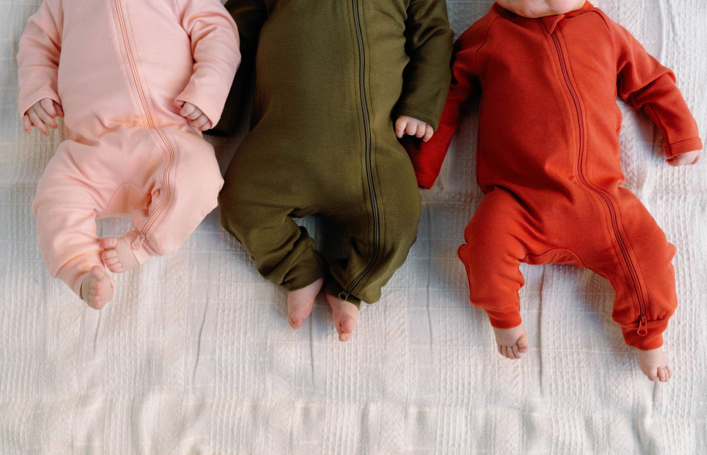 Organic Baby Zipper Sleeper in Olive | Baby Boy, Baby Girl