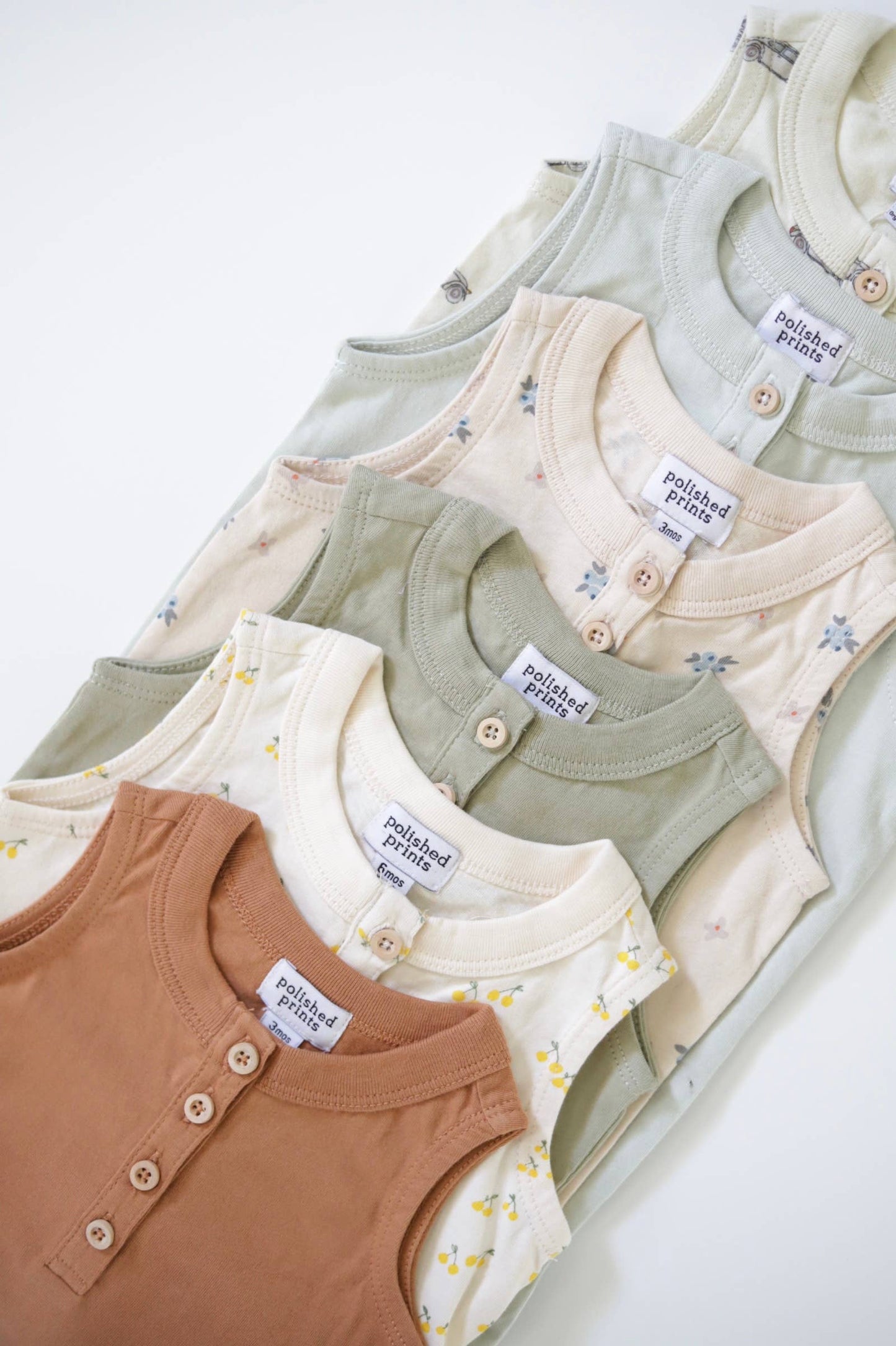 Toasted Nut Shortie Baby Romper, Baby Onepiece, Kids Clothes