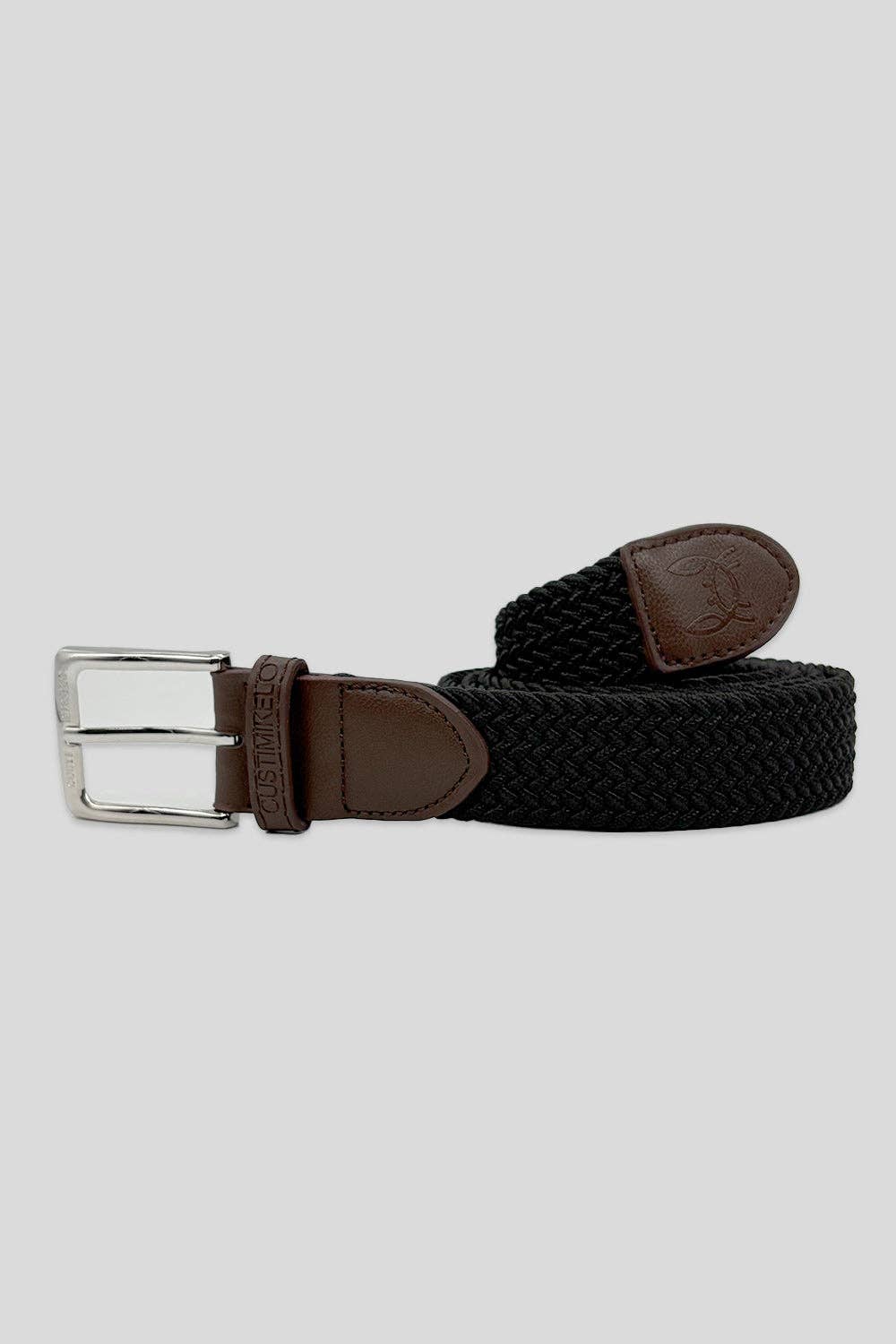 Black Braided Belt