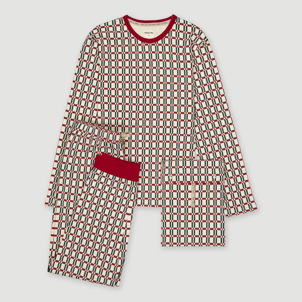 ORGANIC COTTON PAJAMA MAN XMAS PICOTA FAIR TRADE