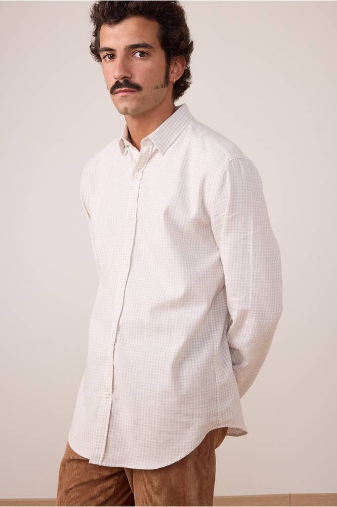 Tournoi Ebony flannel plaid shirt