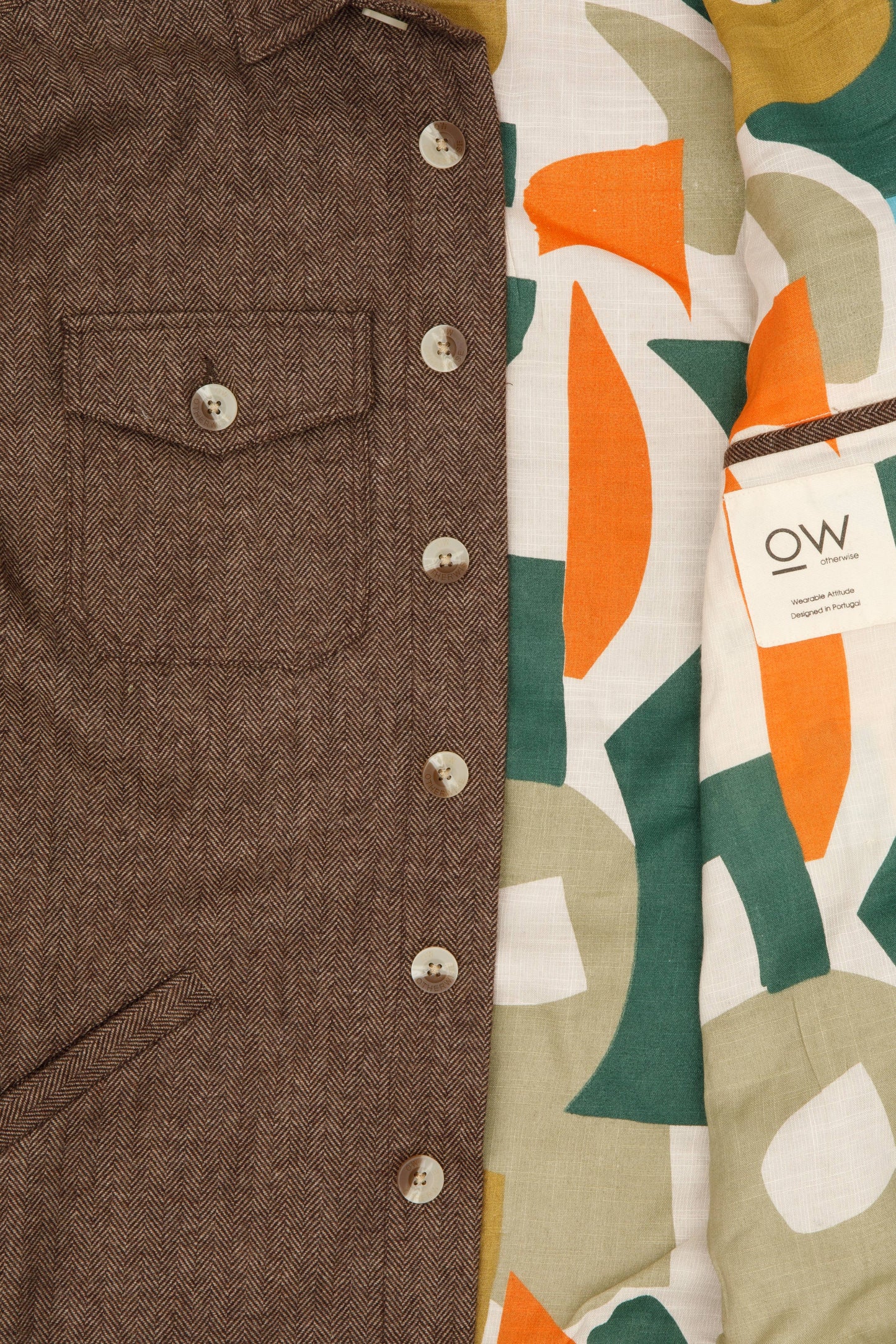 Zarta Wool Jacket in Brown