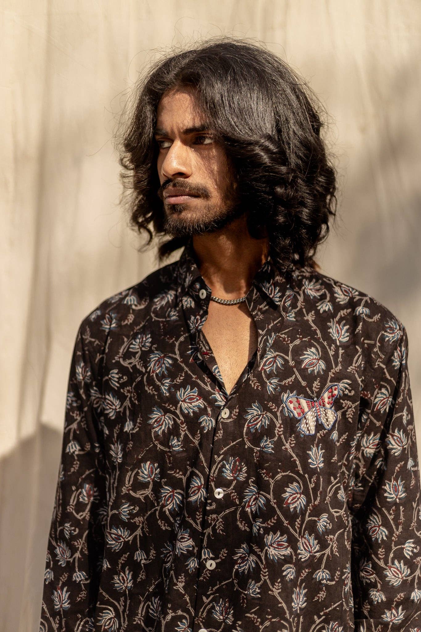Ajanta Handblock Printed Cotton Shirt