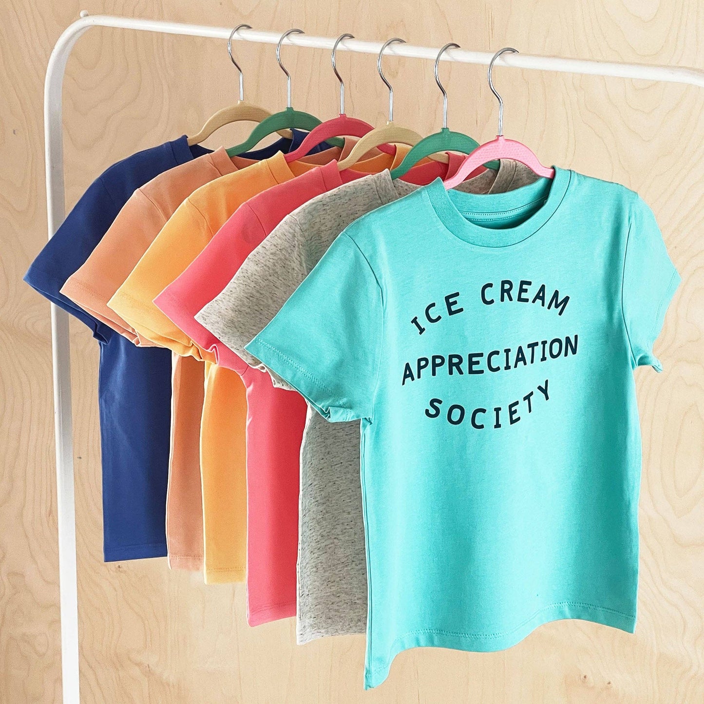 Ice Cream Appreciation Society - Kid's T-shirt - Tropical Turquoise