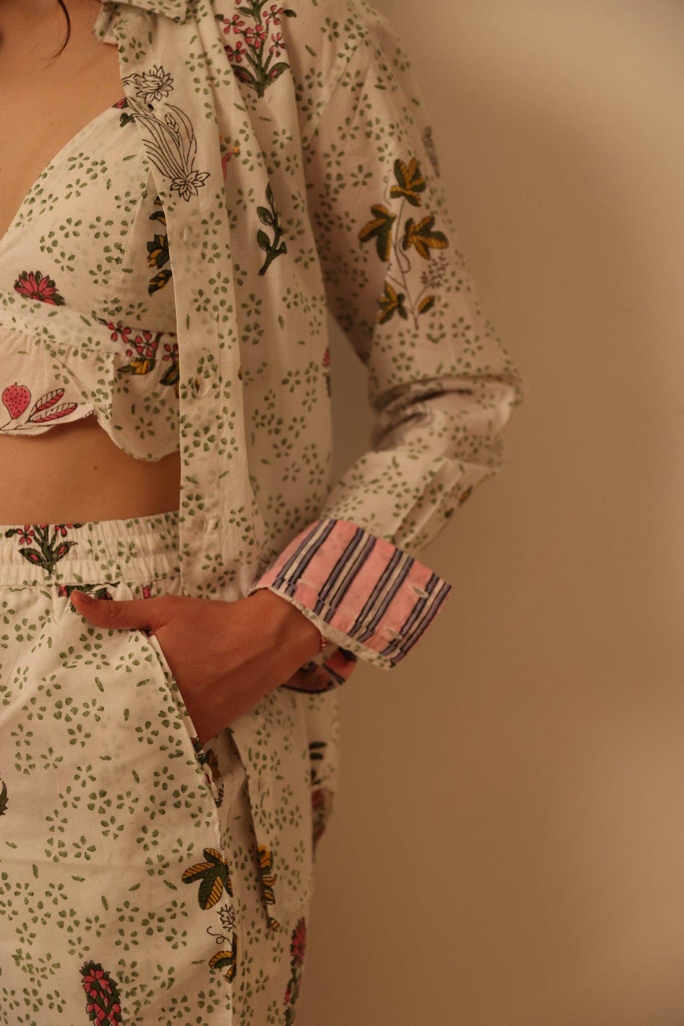 Fateh Handblock Printed Cotton Shirt