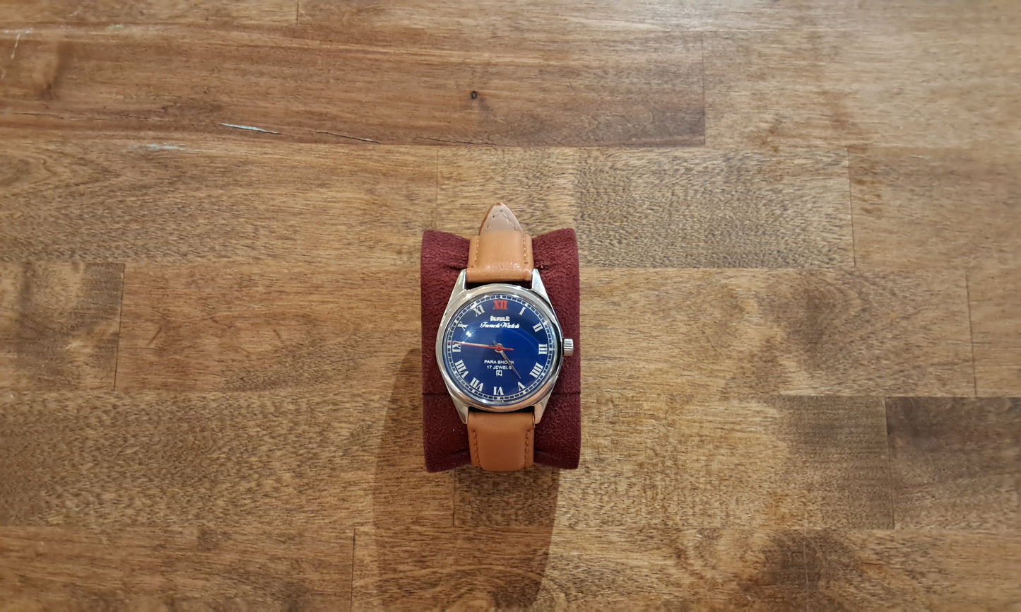 Vintage HMT Watch - Blue Face