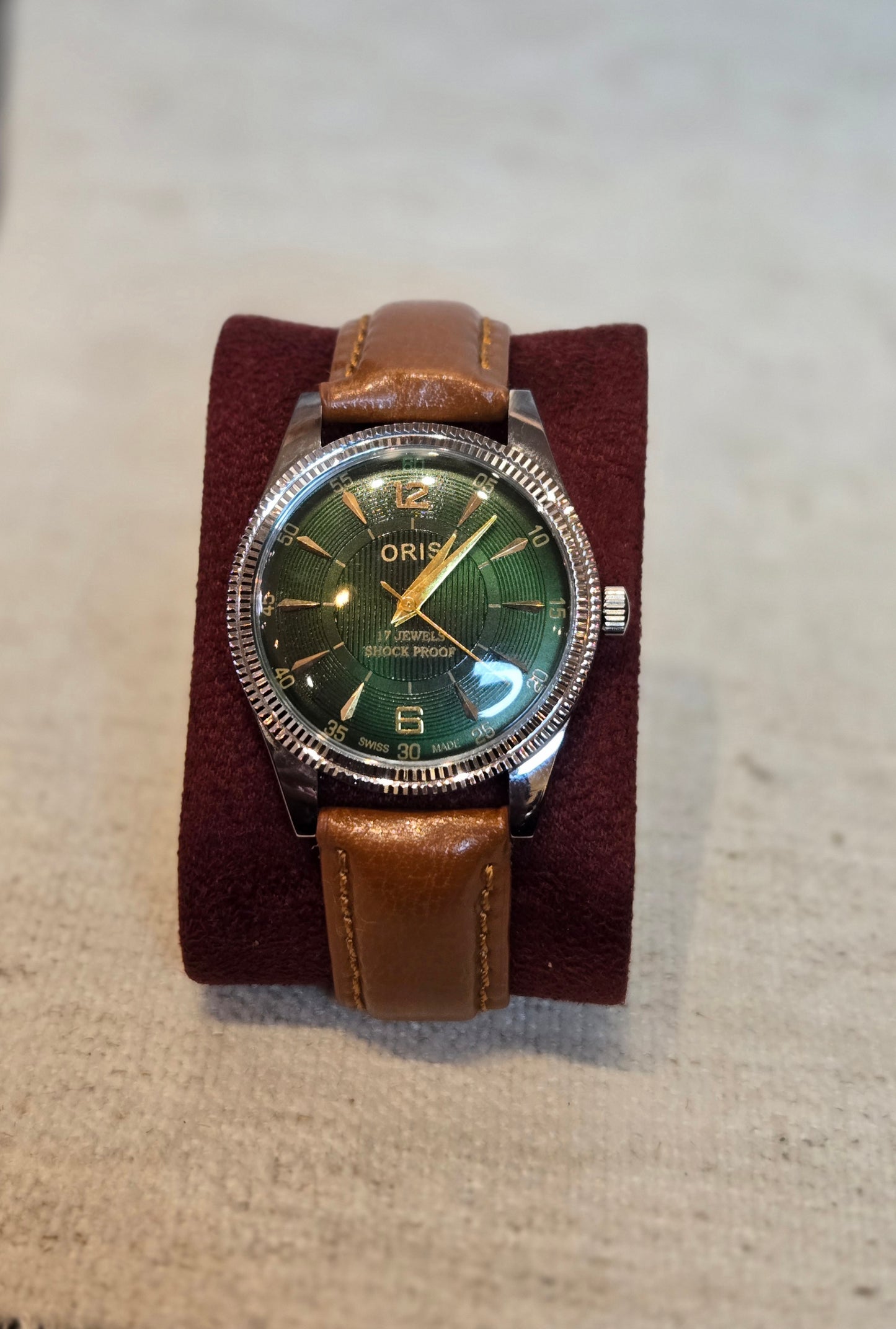 Vintage Oris - Green Face