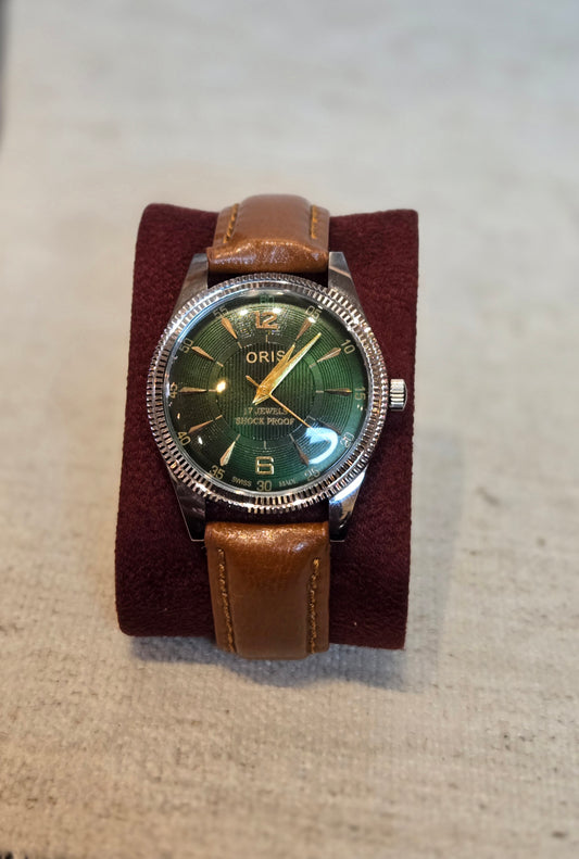 Vintage Oris - Green Face