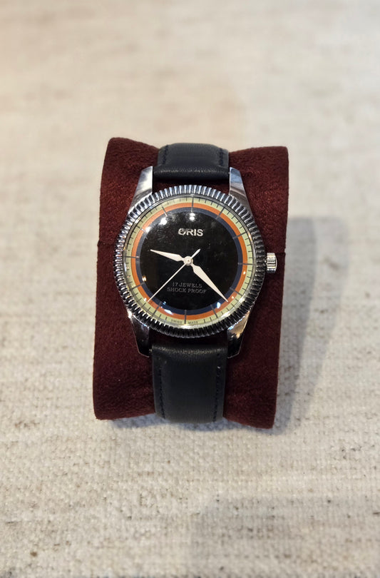 Vintage Oris Mechanical - Rare Black Face